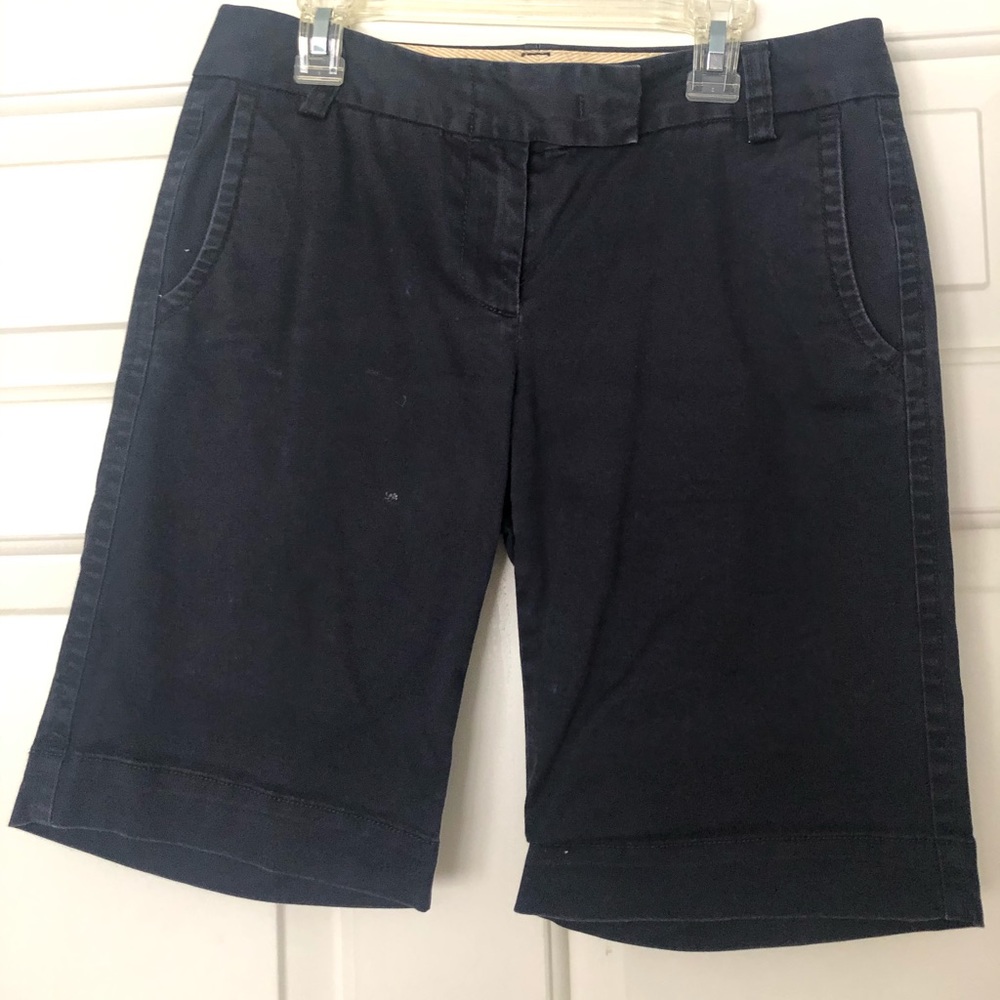 2/$25 J CREW Navy Bermuda Shorts